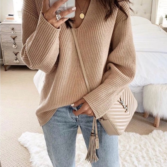 YSL camera bag with tassel taupe - Picture 1 of 14